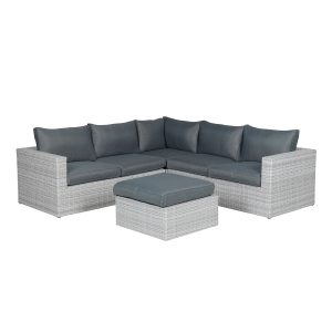 Garden Impressions loungeset Bruno vintage grijs – 4 delig Garden Impressions loungeset Bruno vintage grijs – 4 delig