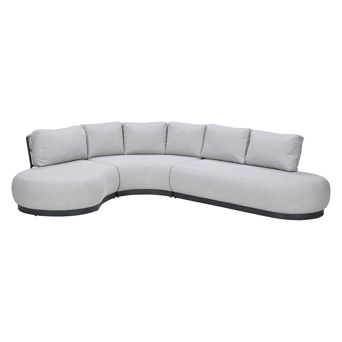 Garden Impressions Loungebank San Jose 3-delig links - valley sand