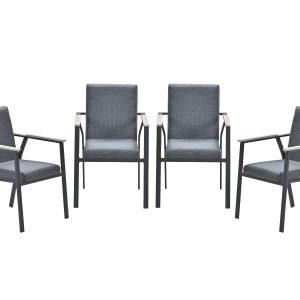 Garden Impressions Catania tuinstoelen set van 4 all weather