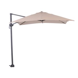 Hawaii parasol S – 250×250 cm – carbon black – ecru Hawaii parasol S – 250×250 cm – carbon black – ecru