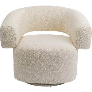 Kare Design Draaifauteuil Maye creme Kare Design Draaifauteuil Maye creme