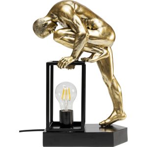 Kare Design tafellamp – man beklimt – goud Kare Design tafellamp – man beklimt – goud