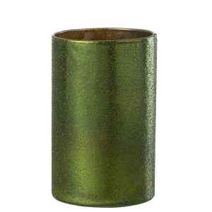J-Line windlicht Spiegel – glas – groen – large J-Line windlicht Spiegel – glas – groen – large