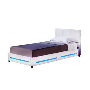 Home Deluxe LED bed ASTEROID Wit 90 x 200 cm Home Deluxe LED bed ASTEROID Wit 90 x 200 cm