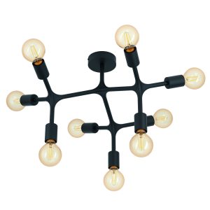 EGLO plafondlamp Bocadella 1 – e27 – ø 64 cm – zwart EGLO plafondlamp Bocadella 1 – e27 – ø 64 cm – zwart