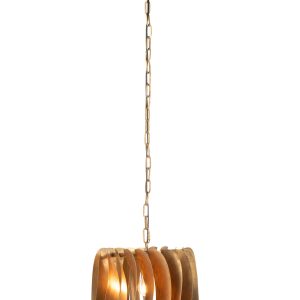 J-Line hanglamp Tina – ijzer – zwart – goud J-Line hanglamp Tina – ijzer – zwart – goud