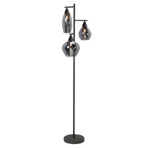 Highlight vloerlamp Cambio – 3 lichts – 35 x 160 cm – zwart
