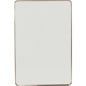Kare Design Spiegel Curve rechthoekig 120x80cm messing