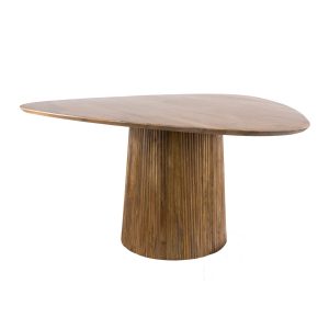 Giga Living Eettafel Wave Centro – Driehoekig Zand Hout – 150cm