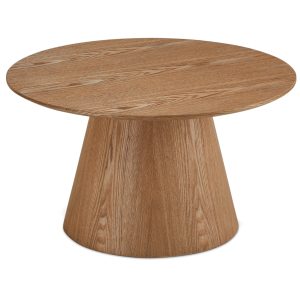 Furnhouse ronde salontafel Tango – Natuurlijk eikenhout – Ø 80 cm