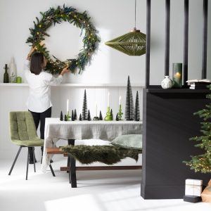J-Line hanglamp Ovni – ijzer/jute – groen – medium J-Line hanglamp Ovni – ijzer/jute – groen – medium