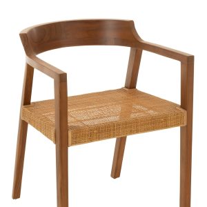 J-Line stoel Emma – hout – bruin
