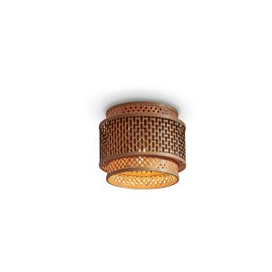 GOOD&MOJO plafonnière Bhutan – bruin – Ø40cm GOOD&MOJO plafonnière Bhutan – bruin – Ø40cm