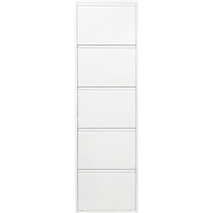 Kare Design Schoenenkast Caruso – wit – 5 laden Kare Design Schoenenkast Caruso – wit – 5 laden