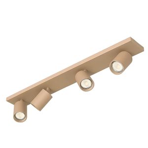 Highlight spot Mila – 4 lichts – 90 x 15 cm – beige