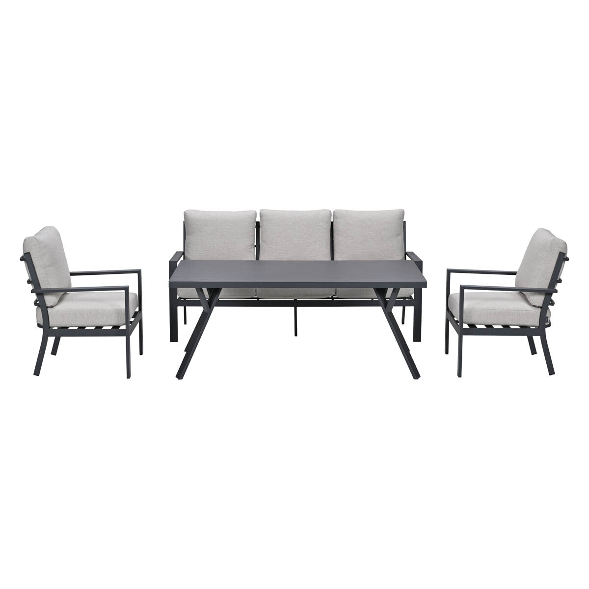 Garden Impressions Senja lounge dining set 4-delig - sandstone