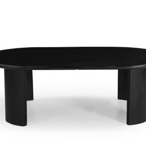 Giga Meubel Salontafel Maikel – Ovaal – Mangohout – 120cm