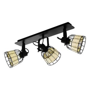 EGLO spot Anwick 1 – e27 – 67 cm – zwart/rotan EGLO spot Anwick 1 – e27 – 67 cm – zwart/rotan