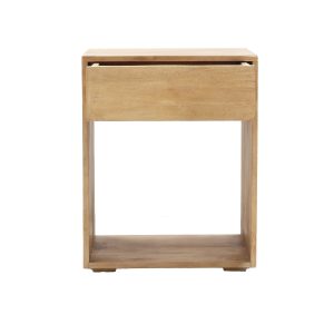 Giga Meubel Nachtkastje Mees – Naturel – Mangohout – 45x38x57cm Giga Meubel Nachtkastje Mees – Naturel – Mangohout – 45x38x57cm