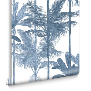 Graham & Brown Vliesbehang – Jungle Cobalt – 10mx52cm