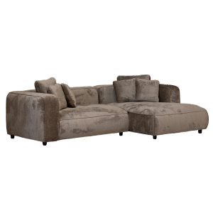Giga Meubel Chaise Longue Bank Nantes – 3-Zits – Rechts – Taupe Giga Meubel Chaise Longue Bank Nantes – 3-Zits – Rechts – Taupe