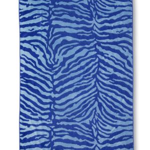 KAAT Amsterdam Strandlaken Zayda – 100 x 180 cm – Blauw