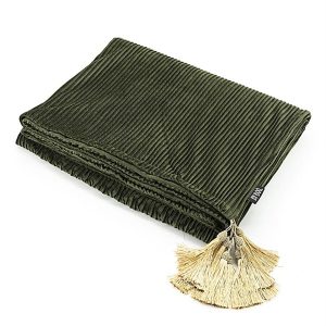 FurniLux Deken Royalty – Fluweel Groen met Gouden – 170x140x1cm FurniLux Deken Royalty – Fluweel Groen met Gouden – 170x140x1cm