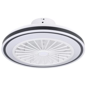 EGLO plafondlamp met ventilator Almeria – ac led-cct – wit/zwart EGLO plafondlamp met ventilator Almeria – ac led-cct – wit/zwart