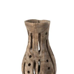 J-Line tafellamp Elisabeth – hout – naturel