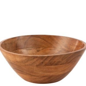 J-Line kom – hout – naturel – medium – 4 stuks J-Line kom – hout – naturel – medium – 4 stuks