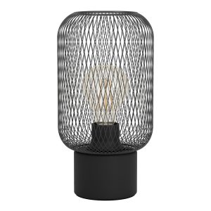 EGLO tafellamp Wrington – e27 – 28,5 cm – zwart EGLO tafellamp Wrington – e27 – 28,5 cm – zwart
