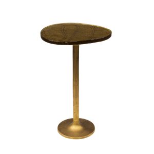 Giga Meubel Bijzettafel Eclipse – Goud Metaal/Glas – 38x33x60cm Giga Meubel Bijzettafel Eclipse – Goud Metaal/Glas – 38x33x60cm