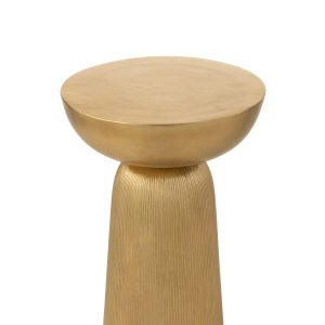 J-Line bijzettafel Louane – aluminium – goud J-Line bijzettafel Louane – aluminium – goud