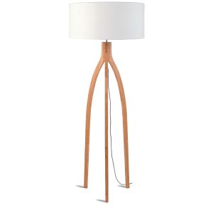 GOOD&MOJO vloerlamp Annapurna – wit – Ø60cm