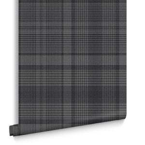 Graham & Brown Vliesbehang – Heritage Plain Charcoal