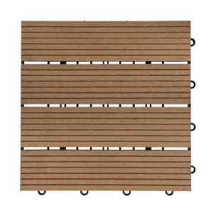 Home Deluxe WPC houttegels BAVARO Teak 9m² Home Deluxe WPC houttegels BAVARO Teak 9m²