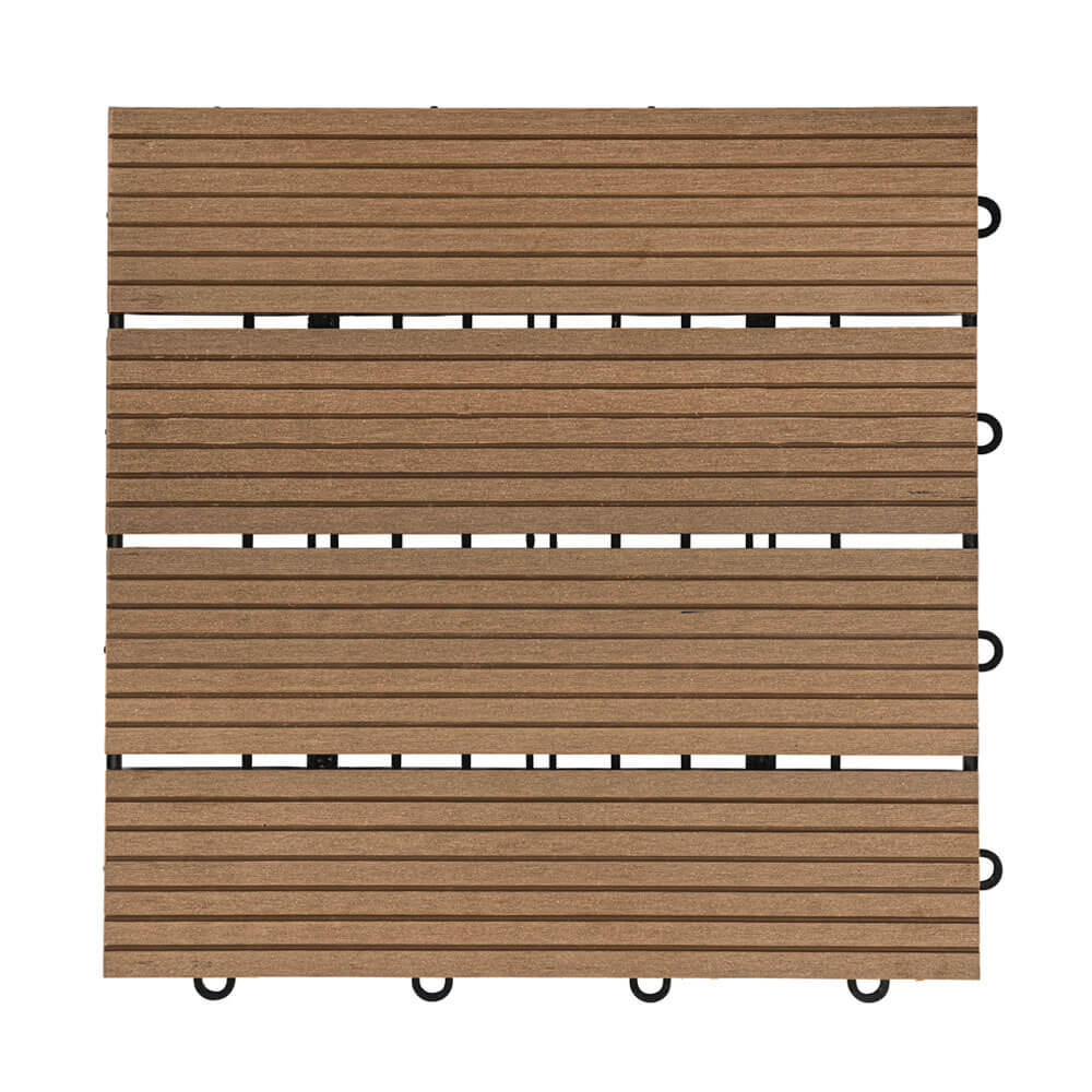 Home Deluxe WPC houttegels BAVARO Teak 9m²