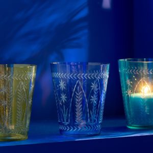 J-Line windlicht Tarifa – glas – mix – 3 stuks J-Line windlicht Tarifa – glas – mix – 3 stuks