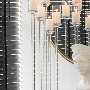 J-Line kaarshouder 5 Groot – glas – transparant J-Line kaarshouder 5 Groot – glas – transparant