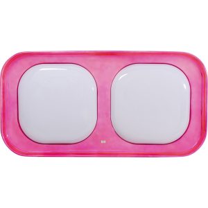Kare Design Wandlamp Cloud Beam LED roze 202cm
