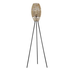 HOME DELUXE Tripod Vloerlamp van Jute KIKO – Natuur HOME DELUXE Tripod Vloerlamp van Jute KIKO – Natuur