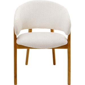 Kare Design Stoel met armleuningen August creme Kare Design Stoel met armleuningen August creme