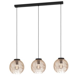 EGLO hanglamp Venezuela-A – E27 – 93,5 cm – zandkleur EGLO hanglamp Venezuela-A – E27 – 93,5 cm – zandkleur