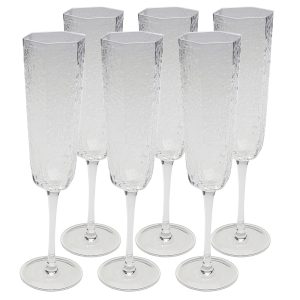 Kare Design Champagneglazen Cascata (6/Set)