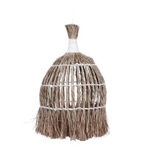 Furnilux Handgemaakte XXL Hanglamp van Mendonggras – Duurzaam & Natuur