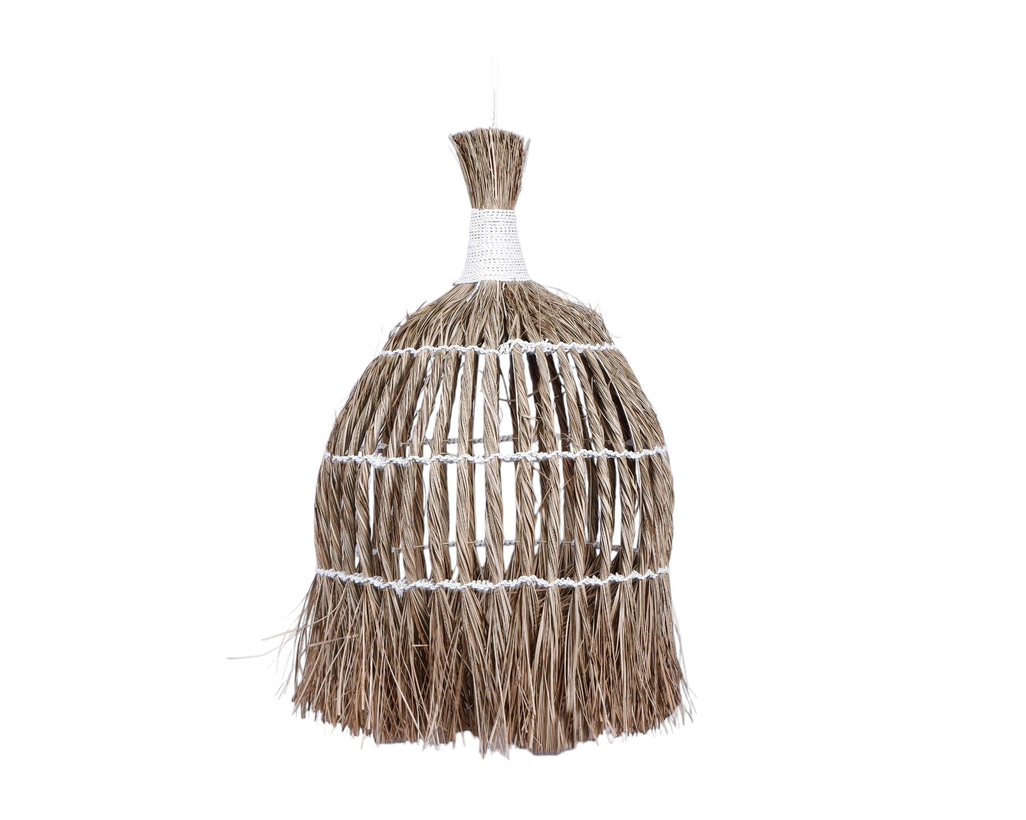Furnilux Handgemaakte XXL Hanglamp van Mendonggras – Duurzaam & Natuur