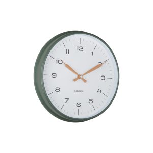 Karlsson wandklok Modern Factory – groen – Ø30cm Karlsson wandklok Modern Factory – groen – Ø30cm