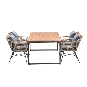 Garden Impressions tuinset Lucas – Alto bruin – 5-delig