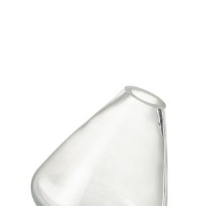 J-Line vaas Topaz – glas – transparant – 13.5 cm hoog