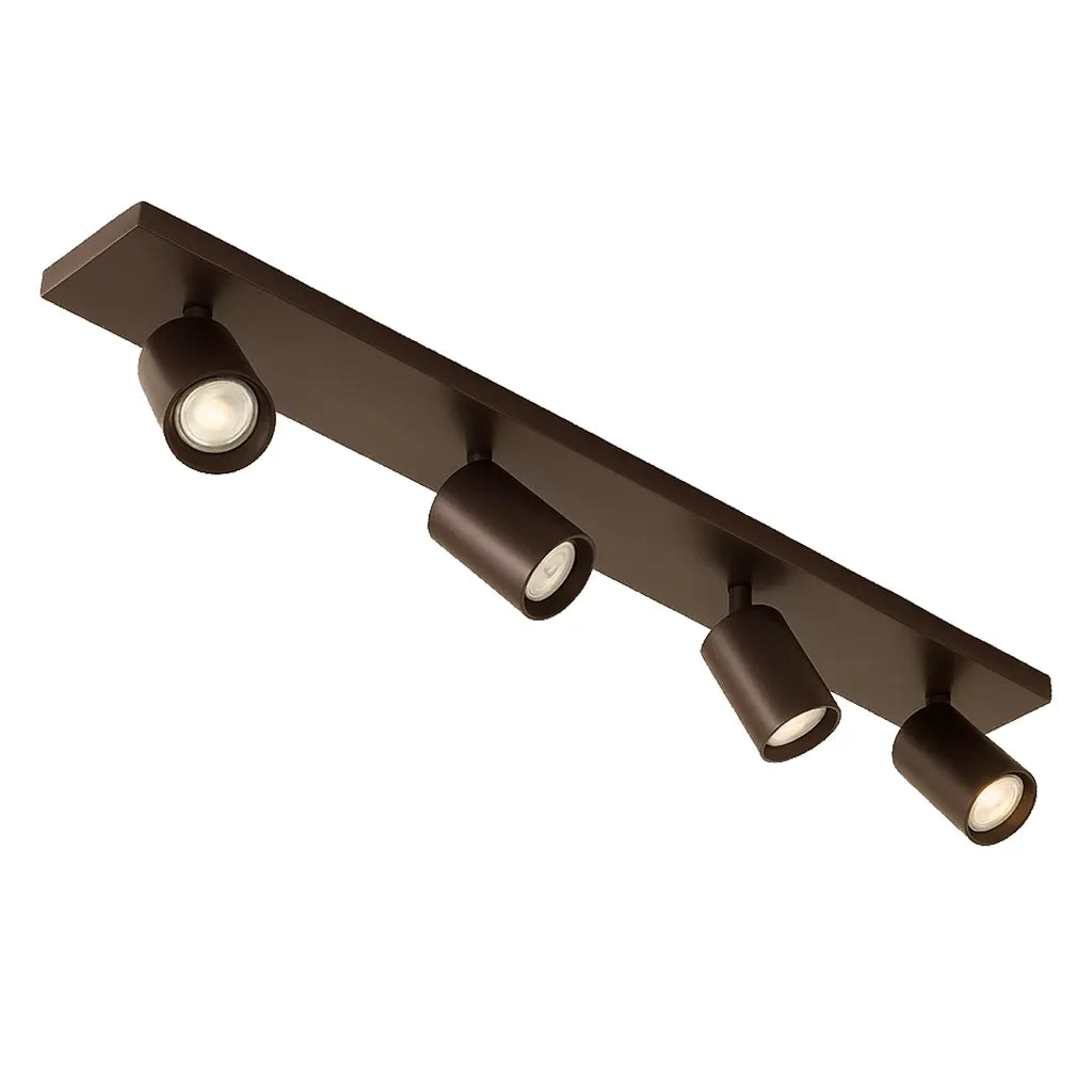 Highlight spot Mila - 4 lichts - 90 x 15 cm - bruin